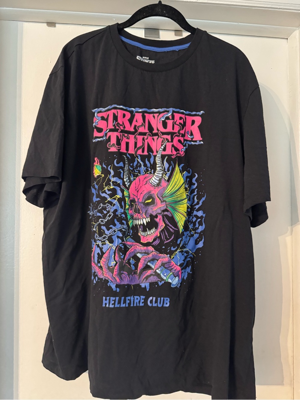 Stranger Things Netflix Hellfire Club Graphic Tee - Men's 3XL Primark